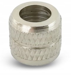 Metalowa nakrętka zaworka rowerowego