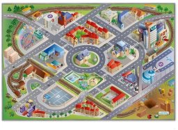 ND19_HOKG1015-99007 Mata filcowa 100x150 cm - Miasto