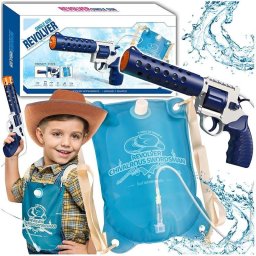 ND32_B28B B28B PISTOLET REWOLWER NA WODĘ Z PLECAKIEM