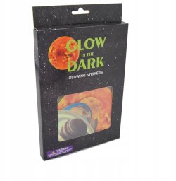 NAKLEJKI FLUORESCENCYJNE ŚWIECĄCE GWIAZDKI PLANETY KOSMOS 453 SZT