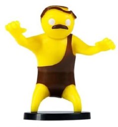P.M.I. Gang Beasts series 1 Wrestler Yellow 7cm