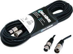 CABLE4ME przewód mikrofonowy sygnałowy XLR/XLR 15m