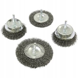 Makita Rundbürsten-Set 4tlg. Stahl