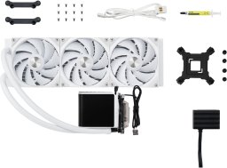TRYX PANORAMA 360 ARGB AiO Wasserkühlung, 3D-AMOLED-Display - 360mm, weiß