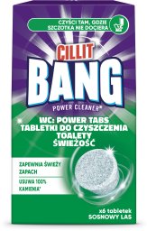 TABLETKI DO CZYSZCZENIA TOALETY CILLIT BANG A6 SOSNOWY LAS