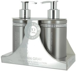 Vivian Gray Zestaw Kosmetyków Grey Crystals Mydło + Krem Do Rąk 250ml