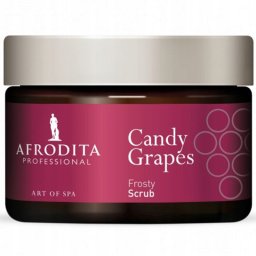 Afrodita Candy Grape Peeling do ciała OLEJ Z PESTEK WINOGRON OMEGA 6 200g