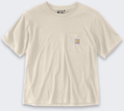 Koszulka Carhartt Lightweight Oat Milk