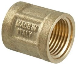 TDM BRASS COUPLING 600.60/220 1IN G (10)