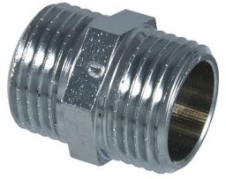TDM BRASS CONNECTION 108SC 1/2IN X1/2IN MM CR(10)