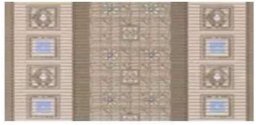 Sourcing COVER ST M1132 0.65M LIGHT BROWN ORNAM