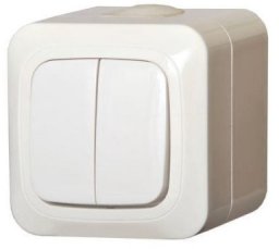 SWITCH PJ5.10-008 WHITE 2G HERMI