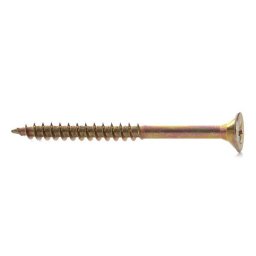 CHIPBOARD SCREW 6.0X120/72 YELLOWZP(100)