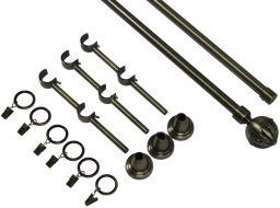 DOUBLE CURTAIN RAIL SET F511887 240CM