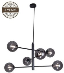 PENDANT LAMP BOLERO H1333-6-SM 6X9W G9
