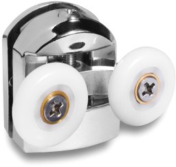 Sourcing DOUBLE UPPER ROLLERS 21MM CHROME 2PCS