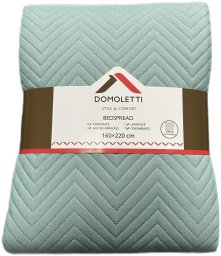 BEDSPREAD MICRO 160X220 CM HERRING AQUA