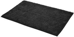 CHENILLE BATH MAT BLACK 60X40 HCO-0588C