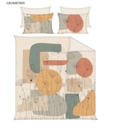 BED COV SET Geometrix COTTON 200x220CM