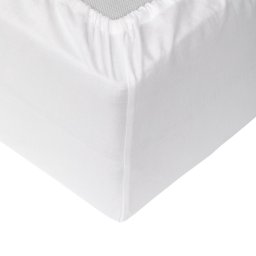 Domoletti FITTED SHEET COTTON 200X200+25 WHITE