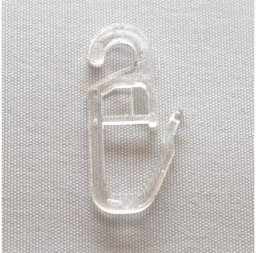HOOKS FOR RINGS PLASTIC CLEAR D16 (30)
