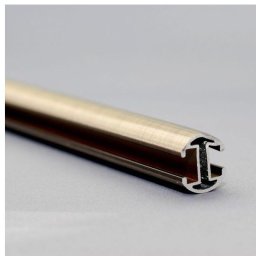 CURTAIN ROD PROFILE GOLD ASPEN 2.0M D19