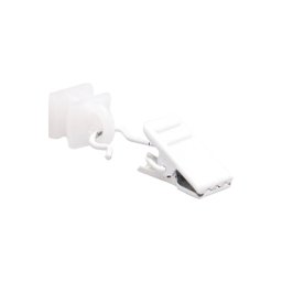 Domoletti SLIDER W A METAL CLIP WHITE 30
