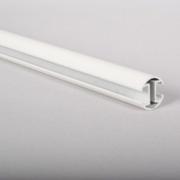 CURTAIN ROD PROFILE ASPEN WH 2.4M D19