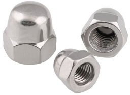 NUT DIN1587 M8 ZN 10PCS