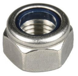 NUT DIN985 M12 ZN 5PCS