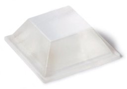 ADHESIVE BUMPERS 20X20 H7 TRANSP 9 PCS