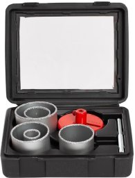 7 PCS GRIT HOLE SAW D33-53-67-73-83