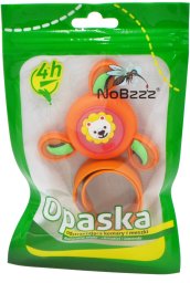 ...NoBzzz - opaska obrotowa na komary pomarańczowa