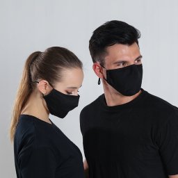 Maska antysmogowa Pan i Pani Gadżet KOMPLET Maseczka WIELORAZOWA +10filtrów PM25 N95
