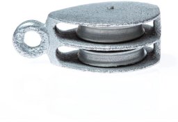 LIFTING PULLEY 75 MM DOUBLE METAL