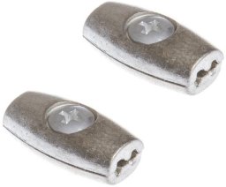 ROPE FLAT DOUBLE CLIP 5 MM 2PCS