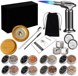 Zestaw do wędzenia Whiskey Smoker XXL Kit Black