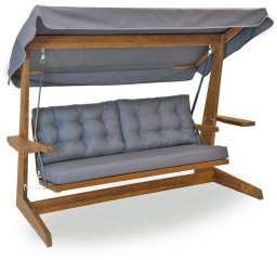 Westmann Drewniana huśtawka Hollywood Viva 2400 Antracyt 237x115x175 cm