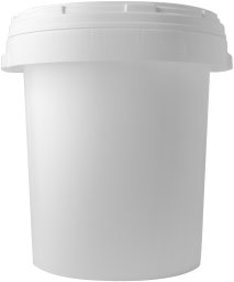 Rotho BUCKET PLASTIC FOOD WITH COVER 52L WHITE