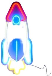 WALL LED LIGHT PARTY ROCKET RGB USB