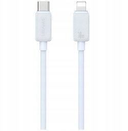 Kabel USB Usams USB-C - Lightning 1 m Biały