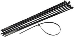CABLE TIES 4.5X250MM 100PCS BLACK