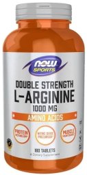Now Foods - L-Arginine, 1000mg - 180 tabletek