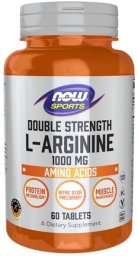 NOW Foods Now Foods - L-Arginine, 1000mg, 60 tabletek