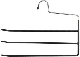 PVC DIPPED PANT HANGER LS16BTF BLACK