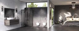 CAB SHOWER SQUARE SN-0001 90X90X190 BLC