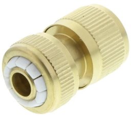 XTline HOSE CONNECT STOP BRASS 1/2 HAUSHALT