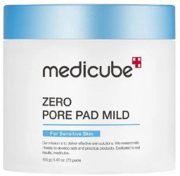 Apis MEDICUBE_Zero Pore Pad Mild płatki złuszczające do skóry wrażliwej 70szt