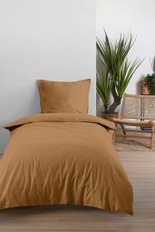 Duvet cover STOF, mustard color, 140 x 200 cm, 100% cotton
