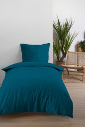 Duvet cover STOF, t. turquoise, 140 x 200 cm, 100% cotton